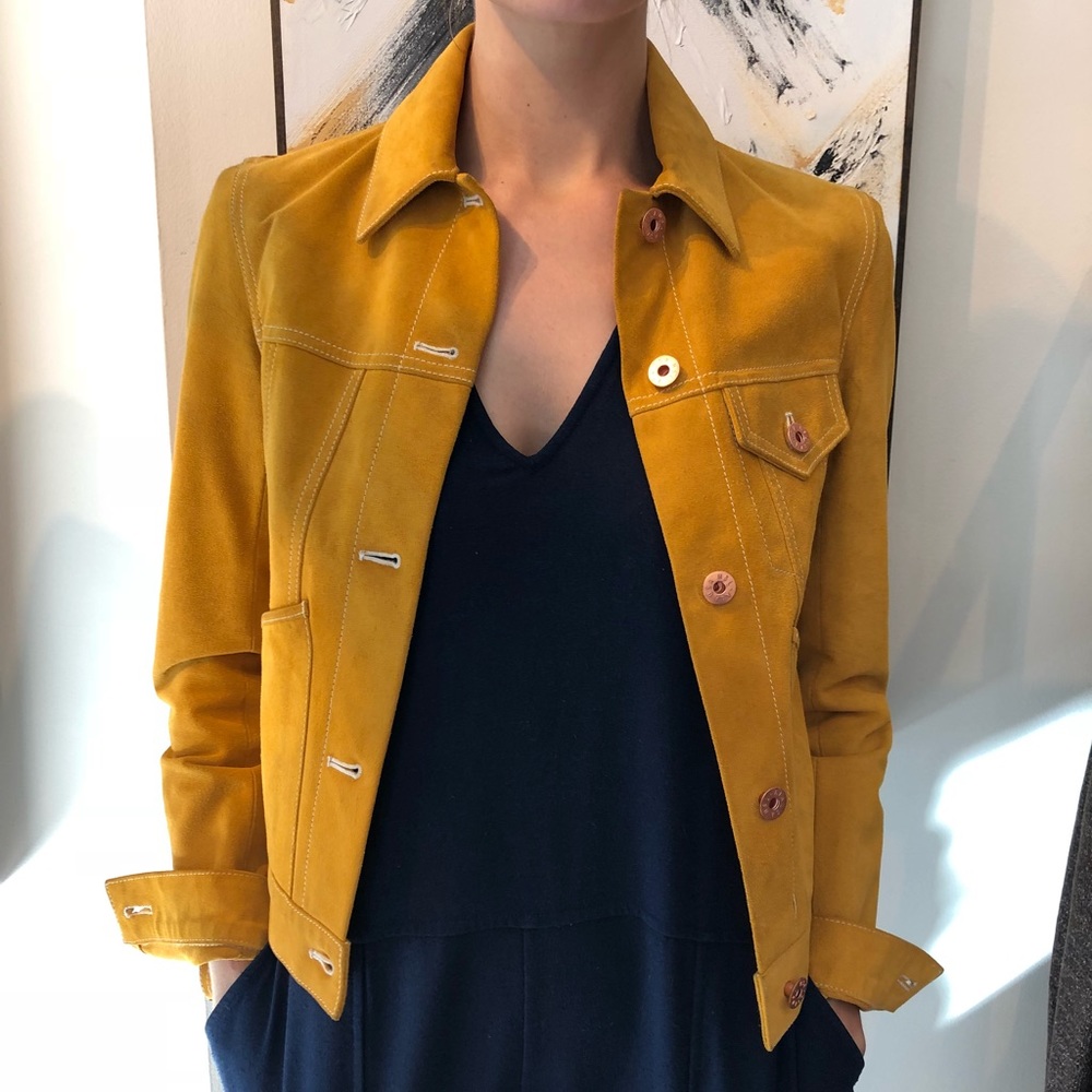Billy Reid Sample Suede Jacket - Picture 1 of 6